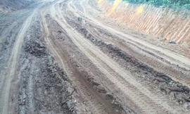 Tuyến đường có nhiều dấu hiệu vi phạm đang bị Công an điều tra.