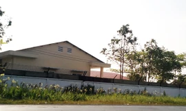 Một góc doanh trại nơi xảy ra xô xát dẫn đến thương vong.