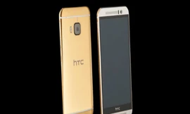 HTC One M9 mạ vàng đẹp mê ly.