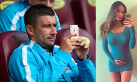 Siêu mẫu Kristina Mijacevic đang dùng đứa con trong bụng để gây áp lực với Kolarov.