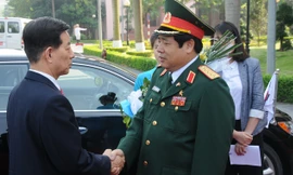 Đại tướng Phùng Quang Thanh và Bộ trưởng Quốc phòng Hàn Quốc Han Min-koo 