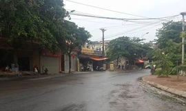 Khu vực nơi xảy ra vụ việc kẻ giấu mặt tạt axit vào người phụ nữ. Ảnh: Vietnamnet.