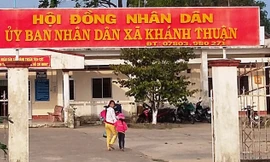 Trụ sở xã Khánh Thuận.