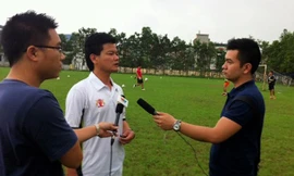 HLV Nguyễn Văn Sỹ thời còn là thuyền trưởng của V.Ninh Bình. Ảnh: Quang Duẩn/ Thanh Niên