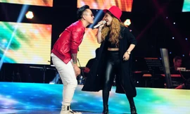 Tuấn Hưng phấn khích nhảy tưng bừng với thí sinh