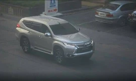 Pajero Sport thế hệ mới lấp ló lộ diện
