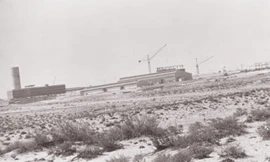 Khu vực xây dựng lò phản ứng hạt nhân của Israel ở sa mạc Negev.