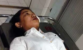 Cháu Nguyễn Kim Ánh đã được xuất viện, về nhà.