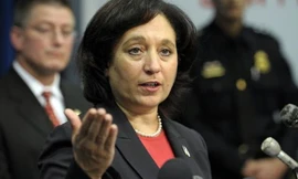 Bà Michele Leonhart sẽ rời nhiệm sở trong tháng 5. Ảnh: AP.