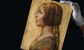 Bức chân dung La Bella Principessa được bán giá 20 triệu USD năm 1998. Ảnh: NG.