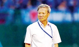 Ông Lê Thụy Hải - HLV đầy cá tính của bóng đá Việt Nam. Ảnh: Nguyễn Nhân.