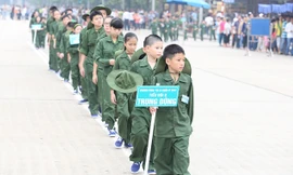260 “chiến sỹ nhí” tham dự Học kỳ trong quân đội