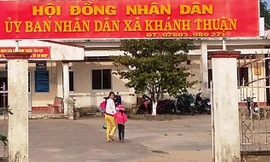 Trụ sở UBND xã Khánh Thuận.