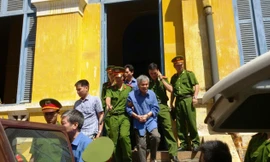 Bị cáo Vũ Quốc Hảo, chủ mưu trong vụ án tham ô tài sản y án tử hình. Ảnh Thanh Hồng.