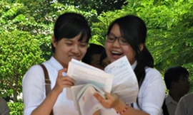 Kỳ thi THPT quốc gia 2015: Thí sinh được cộng mức điểm khuyến khích lên tới 8,0 điểm.
