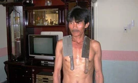 'Siêu nhân' chân đất phóng điện, hút kim loại