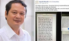 Những dòng tin nhắn cuối cùng của con gái gửi nhạc sĩ An Thuyên