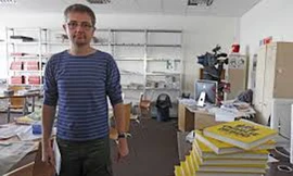 Stephane Charbonnier, cố tổng biên tập tạp chí Charlie Hebdo.