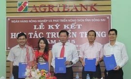 Ký kết hợp tác giữa báo chí và Agribank Đồng Nai.