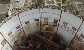 Nhà máy điện hạt nhân nhìn từ trên cao. Ảnh: RT.