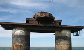 Những pháo đài 'ma' giữa biển ở châu Âu