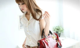 Sành điệu, sang trọng với túi xách da