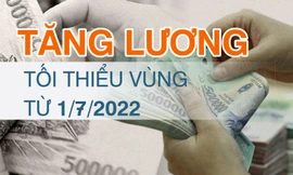 Tăng lương tối thiểu vùng từ 1/7/2022