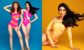 Trước ngày thi trang phục áo tắm, Ngọc Thảo tung bộ ảnh khoe body cực phẩm cùng Kiều Loan