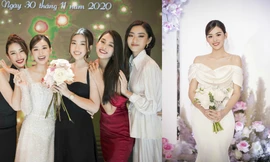 Tường San xinh như công chúa, đọ sắc với Tiểu Vy, Mỹ Linh, Lương Thùy Linh trong ngày cưới