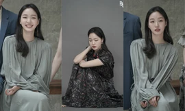 Nữ chính “Quân Vương Bất Diệt” Kim Go Eun sang chảnh trong hậu trường chụp poster phim