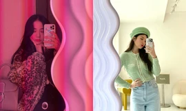 Không chỉ chụp selfie, Joy (Red Velvet) còn quay hẳn clip khoe gương xịn sò y chang của Jisoo (BLACKPINK)