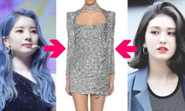 Màn “đụng hàng” váy lấp lánh của Jeon Somi và Dahyun (TWICE), ai được khen nhiều hơn?