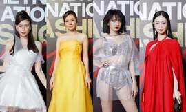 Top 10 mỹ nhân thảm đỏ Lễ hội Thời trang: Bảo Anh mặc đồ xuyên thấu “một mình một kiểu”