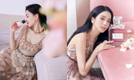 Cùng quảng cáo nước hoa Dior, hai đại sứ Jisoo (BLACKPINK) và Angela Baby lại được đem ra so sánh