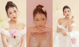 Sam lần thứ 2 mặc váy cô dâu, fan hoang mang không biết chú rể là ai