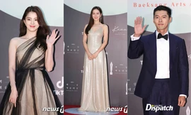 Thảm đỏ Baeksang 2020: Hyun Bin, Son Ye Jin xuất hiện ấn tượng, thỏa lòng mong đợi của fan