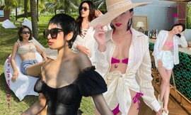Chưa đến mùa Hè mà dàn mỹ nhân Việt đã tưng bừng diện đồ bơi khoe khéo dáng chuẩn