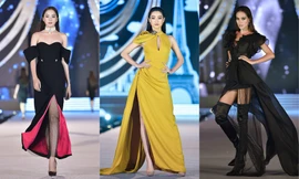 Hoa hậu Lương Thùy Linh “kết sổ” đêm thi Người đẹp Thời trang với màn catwalk cực đỉnh
