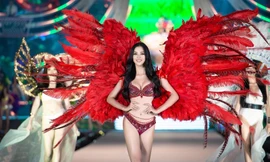 Tiểu Vy, Phương Nga, Thúy An khoe body cực phẩm như siêu mẫu trên sân khấu Người đẹp Biển