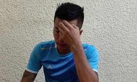 Hân tại cơ quan điều tra.