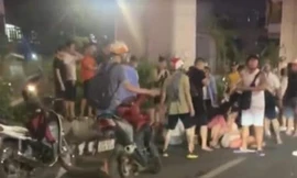 Hiện trường vụ việc.