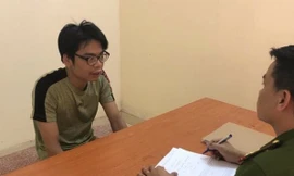 Đối tượng tại cơ quan điều tra.