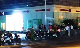 Lực lượng chức năng có mặt tại hiện trường