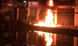 Hiện trường vụ việc.