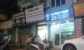 Phòng khám nơi xảy ra sự việc.