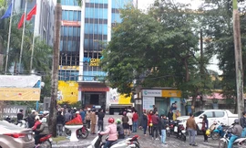 Phong tỏa toà nhà Dầu khí cháy, nhiều người chưa thể tiếp cận nơi làm việc