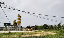 Phát hiện nhiều trạm trộn bê tông trái phép, 'dính' vi phạm tại Thanh Hoá