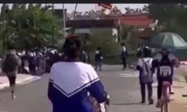 Thanh Hoá: Xác minh clip nhóm học sinh đánh nhau sau giờ tan trường