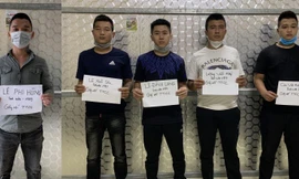 Bắt nhóm đối tượng hỗn chiến, tranh giành bảo kê thị trường mua bán sơn