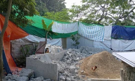 Thanh Hoá: Công trình xây dựng vi phạm giữa phố 'vô chủ' đã được tháo dỡ